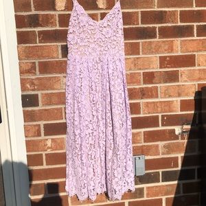 3/4 Length H&M Purple Lace Dress